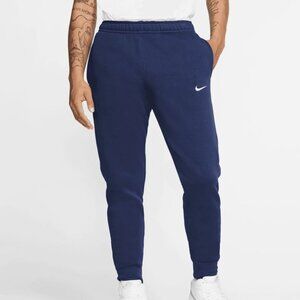 Nike Sportswear Men's Club Fleece Joggers in Navy Blue White